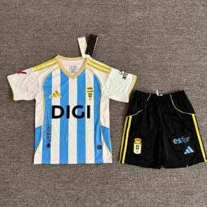 niños Real Oviedo 2025-26 Visitante Kit