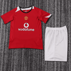 niños Manchester United 2005-06 Local Kit