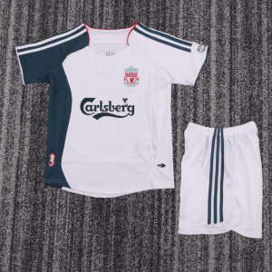 niños Liverpool 2006-08 Visitante Kit