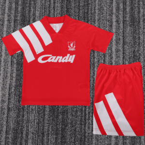 niños Liverpool 1991-92 Local Kit