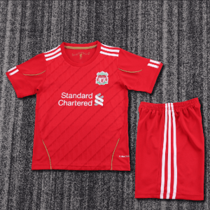 niños Liverpool 2010-11 Local Kit