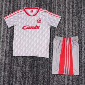 niños Liverpool 1989-91 Visitante Kit