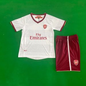 niños Arsenal 2007-08 Visitante Kit