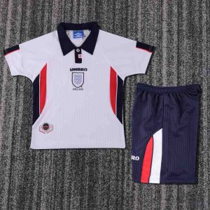 niños Inglaterra 1998 Camiseta local