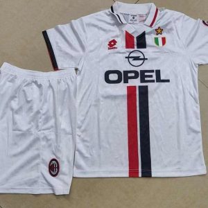 niños AC Milan 1996-97 Visitante Kit