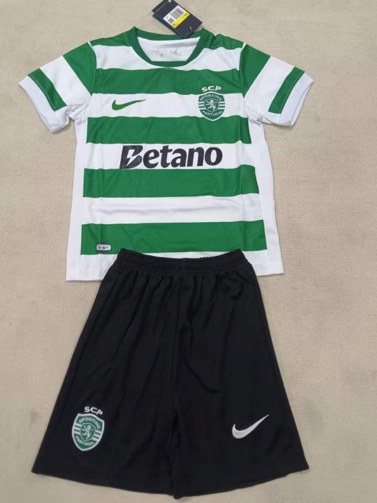 niños Sporting CP Lisbon 2025-26 Camiseta local