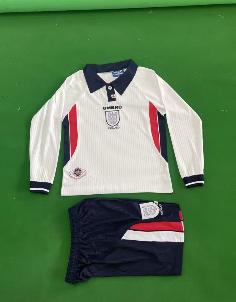 niños Inglaterra 1998 Local Long Sleeve kit