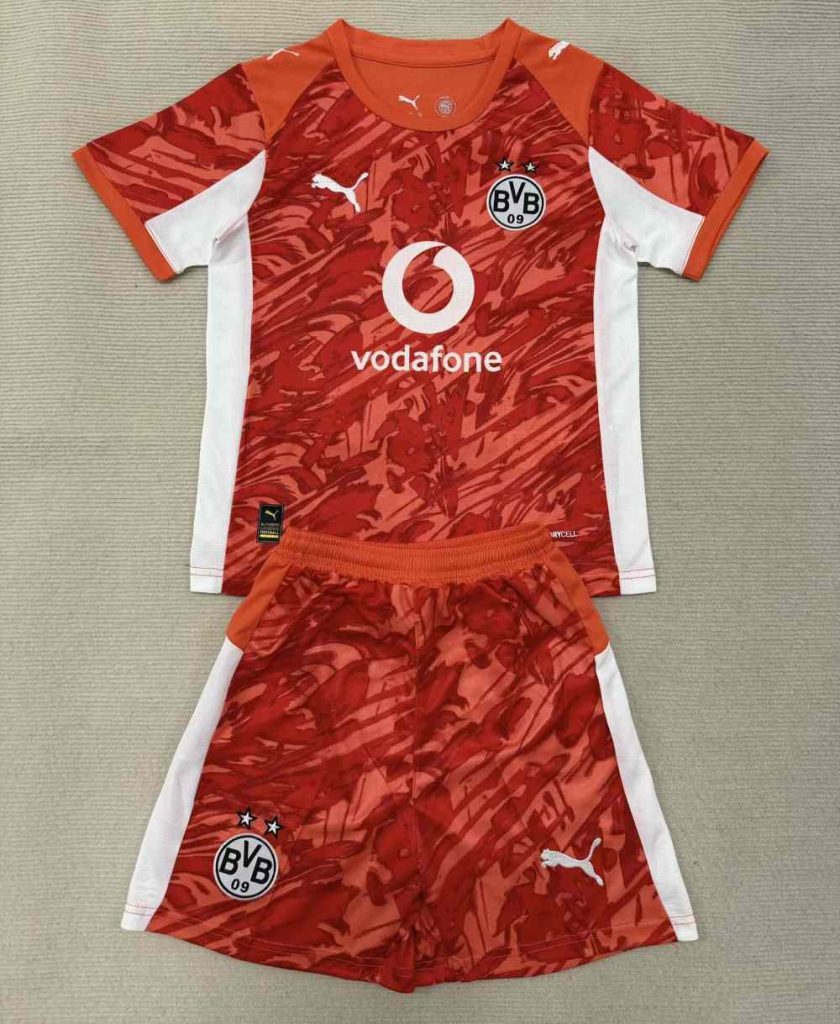 niños Dortmund 2025-26 Portero Kit