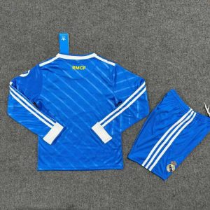 niños Real Madrid 2025-26 Tercera Long Sleeve Kit