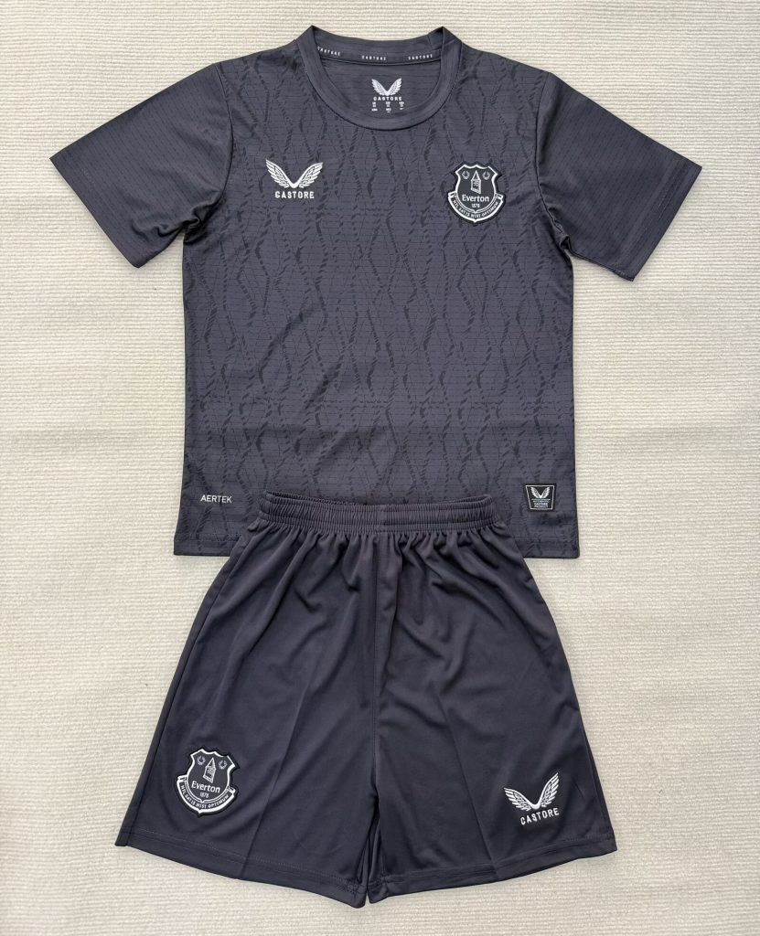 niños Everton 2025-26 Portero Kit