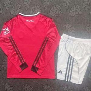 niños Manchester United 2025-26 Local Long Sleeve Kit