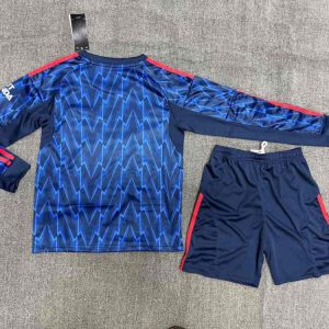niños Arsenal 2025-26 Visitante Long Sleeve Kit