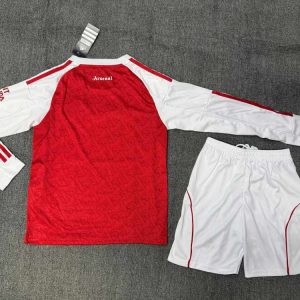 niños Arsenal 2025-26 Local Long Sleeve Kit
