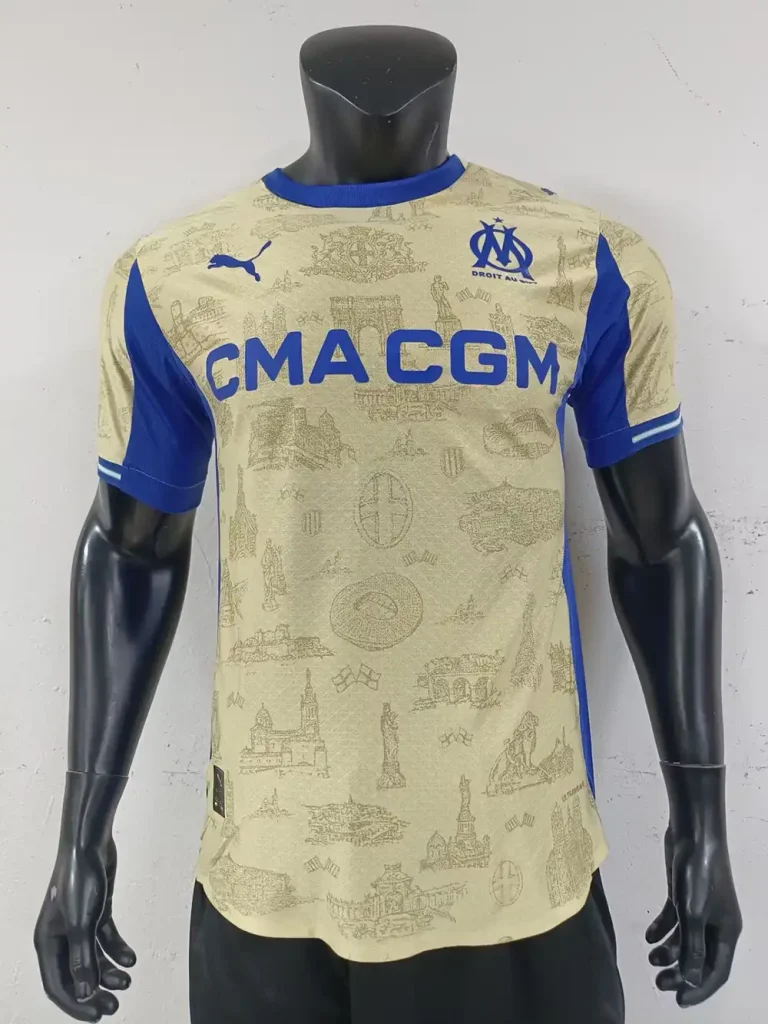 Marseille 2025-26 Cuarta Camiseta versión jugador
