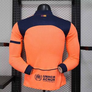 Barcelona 2025-26 Tercera camiseta versión jugador de manga larga