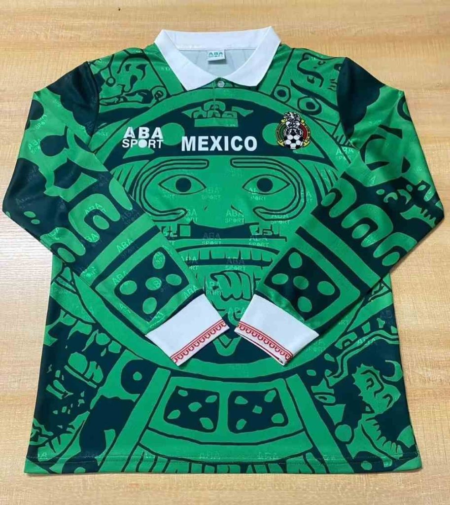 México 1998 Camiseta local de manga larga