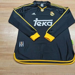 Real Madrid 1999-01 Camiseta visitante de manga larga