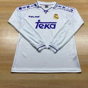 Real Madrid 1996-97 Camiseta local de manga larga