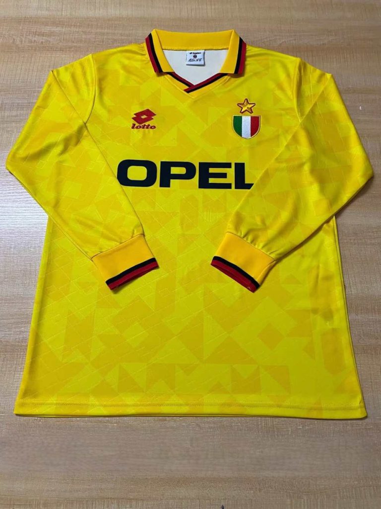 AC Milan 1994-95 Tercera camiseta de manga larga