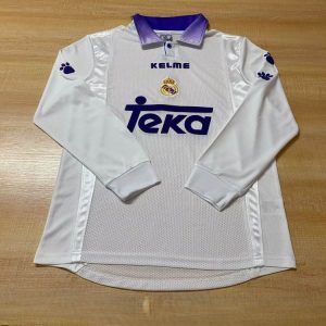 Real Madrid 1997-98 Camiseta local de manga larga