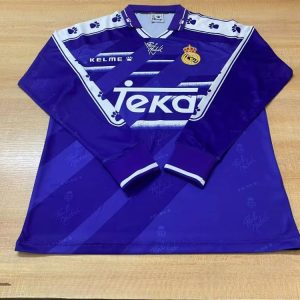 Real Madrid 1994-96 Camiseta visitante de manga larga
