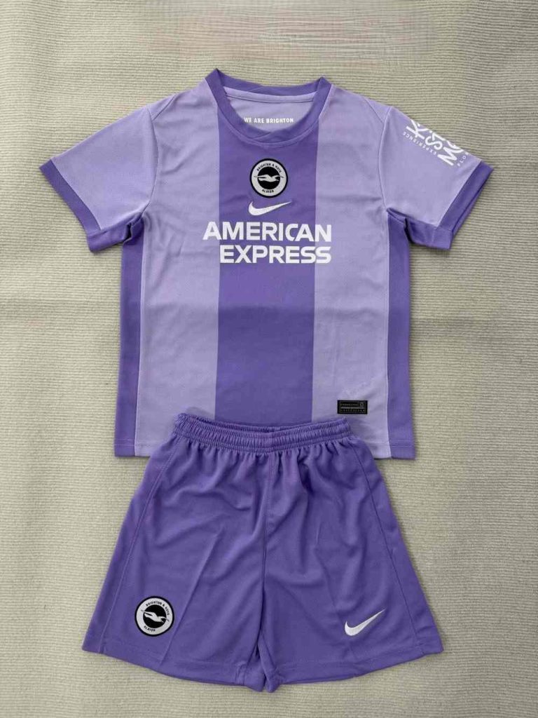 Niños Brighton & Hove Albion 2025-26 Visitante Kit