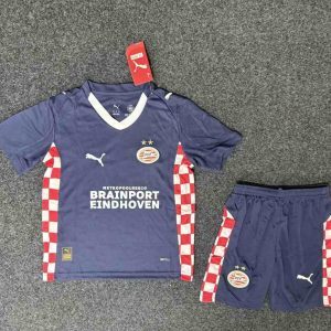 niños PSV Eindhoven 2025-26 Visitante Kit