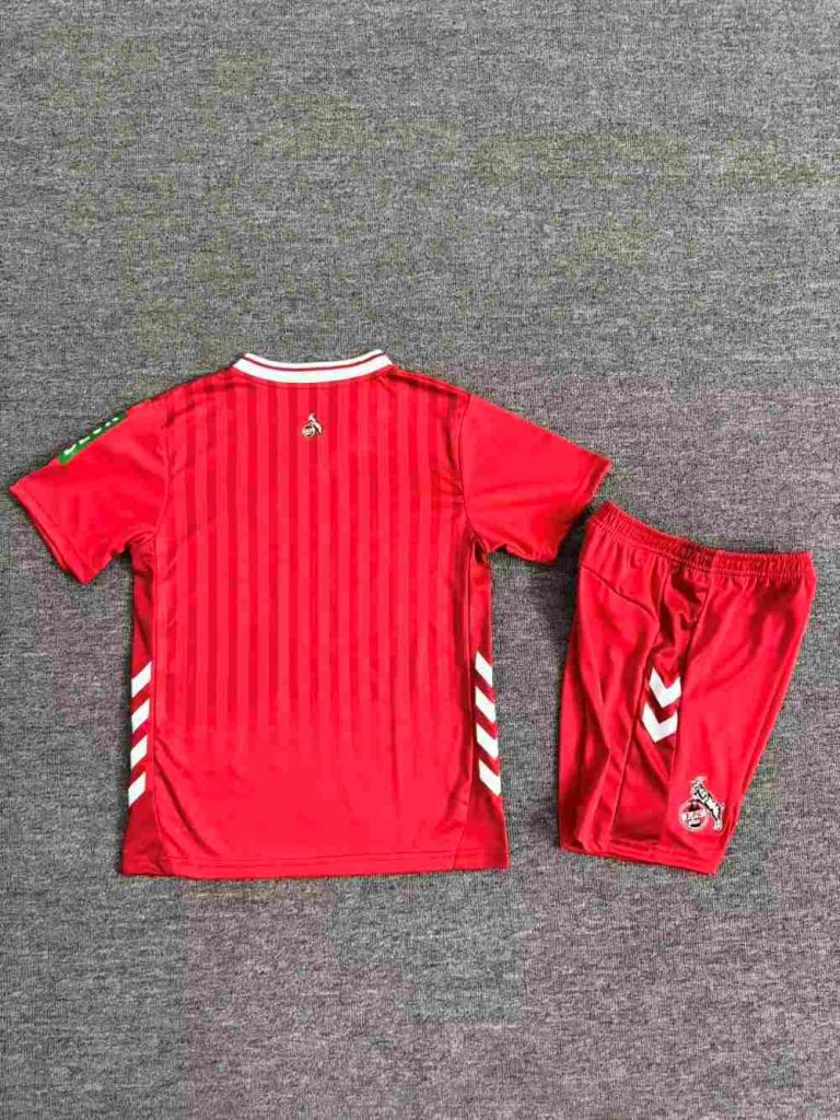 niños FC Köln 2025 Visitante Kit
