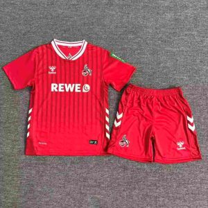 niños FC Köln 2025 Visitante Kit