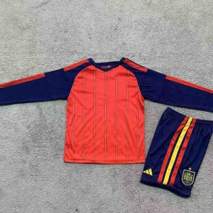 niños España 2026 FIFA World Cup Local Long Sleeve Kit
