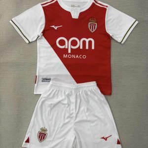niños Mónaco 2025-26 Local Kit