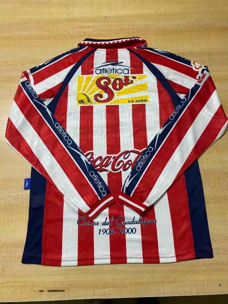 Chivas Guadalajara 1999-00 Camiseta local de manga larga
