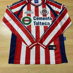 Chivas Guadalajara 1999-00 Camiseta local de manga larga