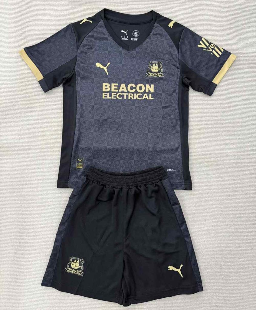 niños Plymouth 2025-26 Visitante Kit