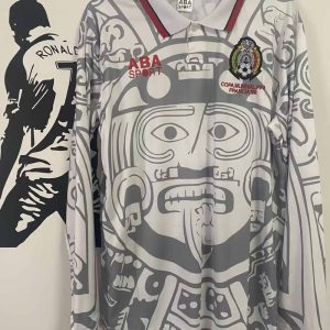 México 1998 Camiseta visitante de manga larga