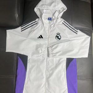 Real Madrid 2025 Cortavientos with Hat
