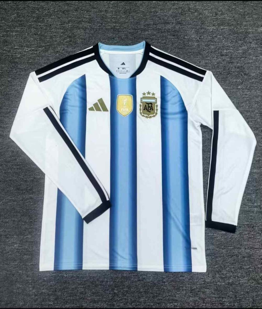 Argentina 2026 FIFA World Cup Camiseta local de manga larga