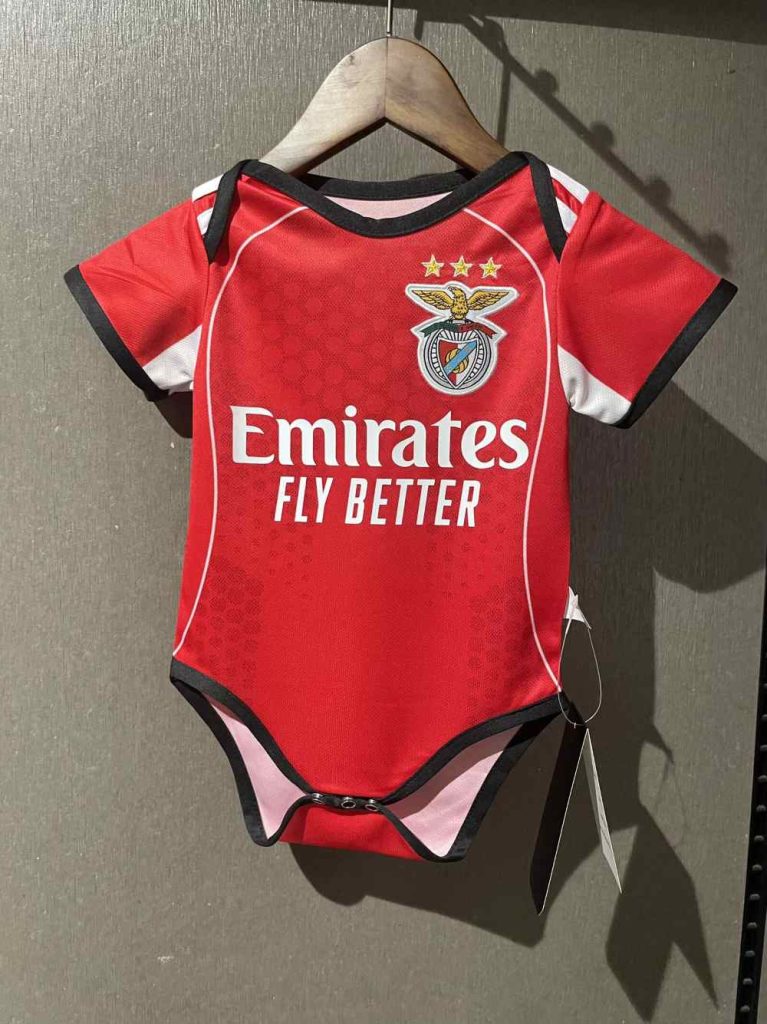 Bebé Benfica 2025-26 Body de fútbol