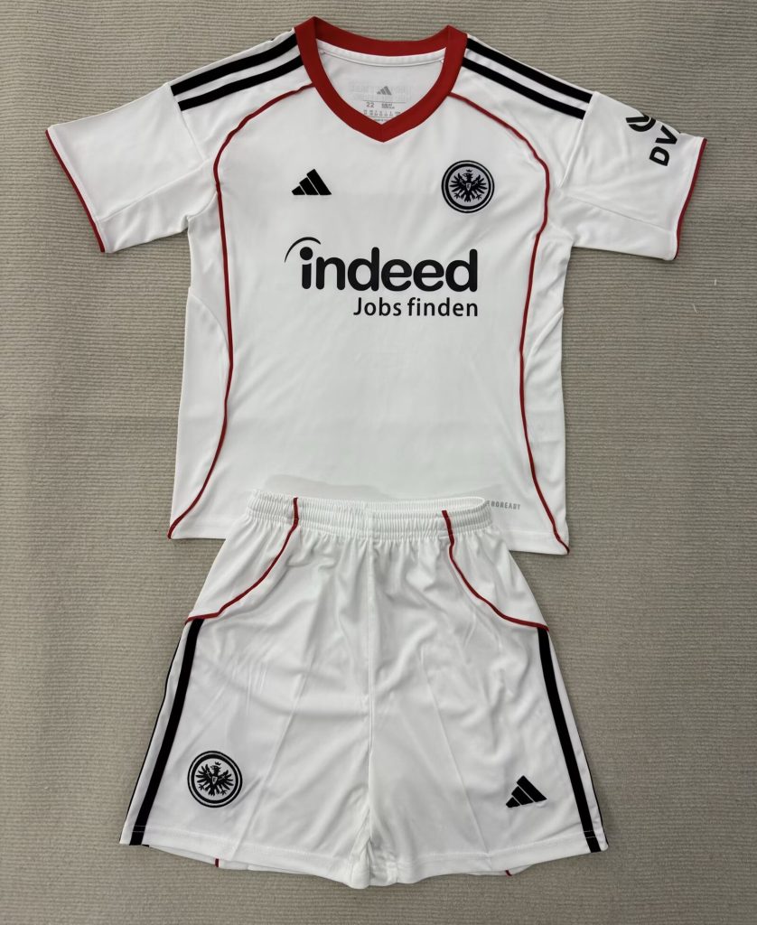 niños Frankfurt 2025-26 Visitante kit