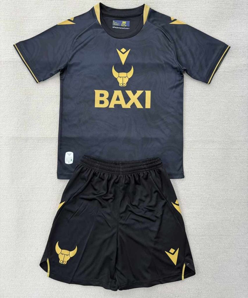 niños Oxford United 2025-26 Visitante Kit