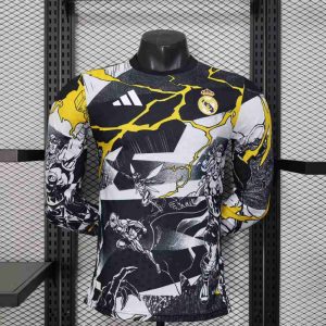 Real Madrid 2025 Marvel Special Versión jugador Camiseta de manga larga
