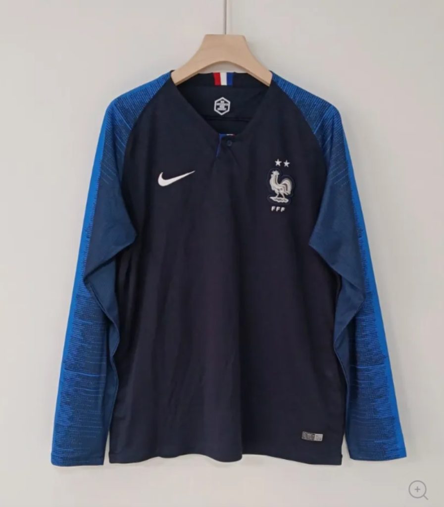 Francia 2018 FIFA World Cup Camiseta de manga larga