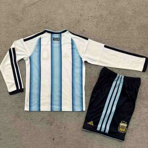 niños Argentina 2026 FIFA World Cup Local Long Sleeve Kit
