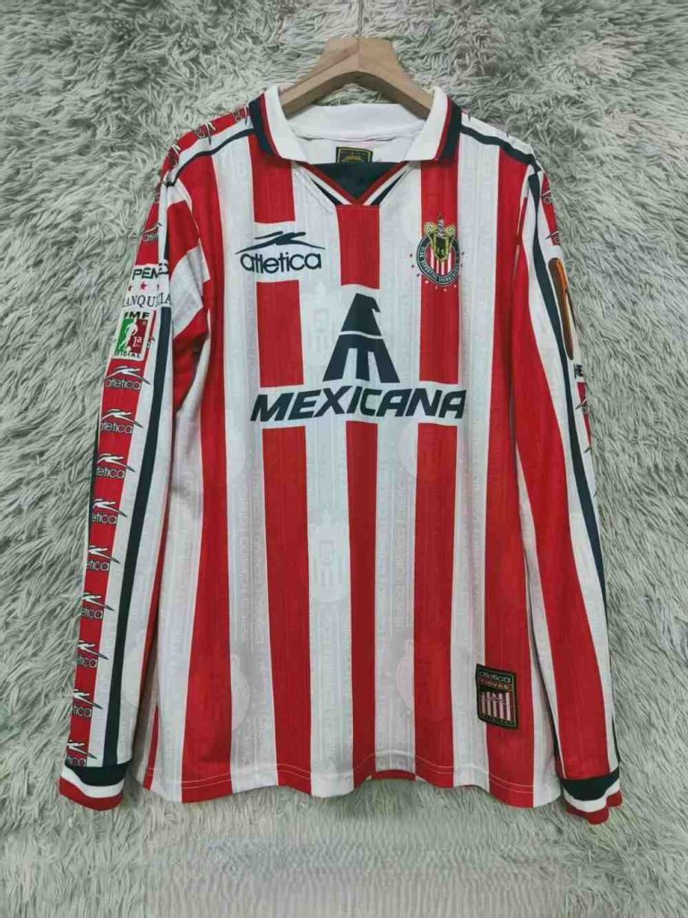 Chivas Guadalajara2000-02 Camiseta local de manga larga