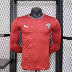 Portugal 2026 FIFA World Cup Camiseta local versión jugador de manga larga