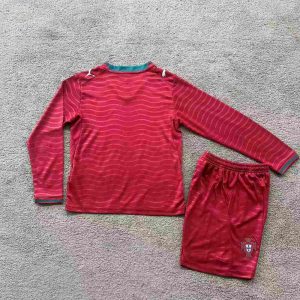 niños Portugal 2025-26 FIFA World Cup Local Long Sleeve Kit