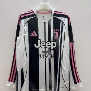 Juventus 2025-26 Camiseta local de manga larga