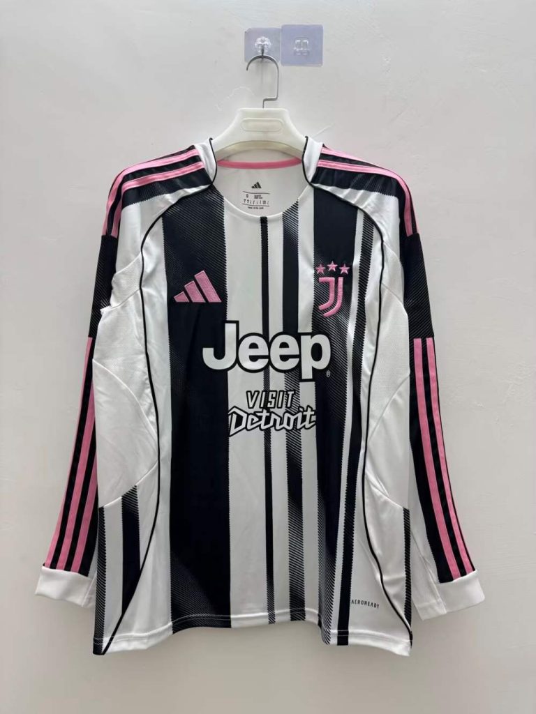 Juventus 2025-26 Camiseta local de manga larga