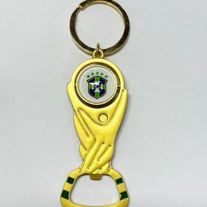 Brasil 2026 FIFA World Cup Trophy Bottle Opener Keychain