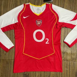 Arsenal 2004-05 Camiseta local de manga larga